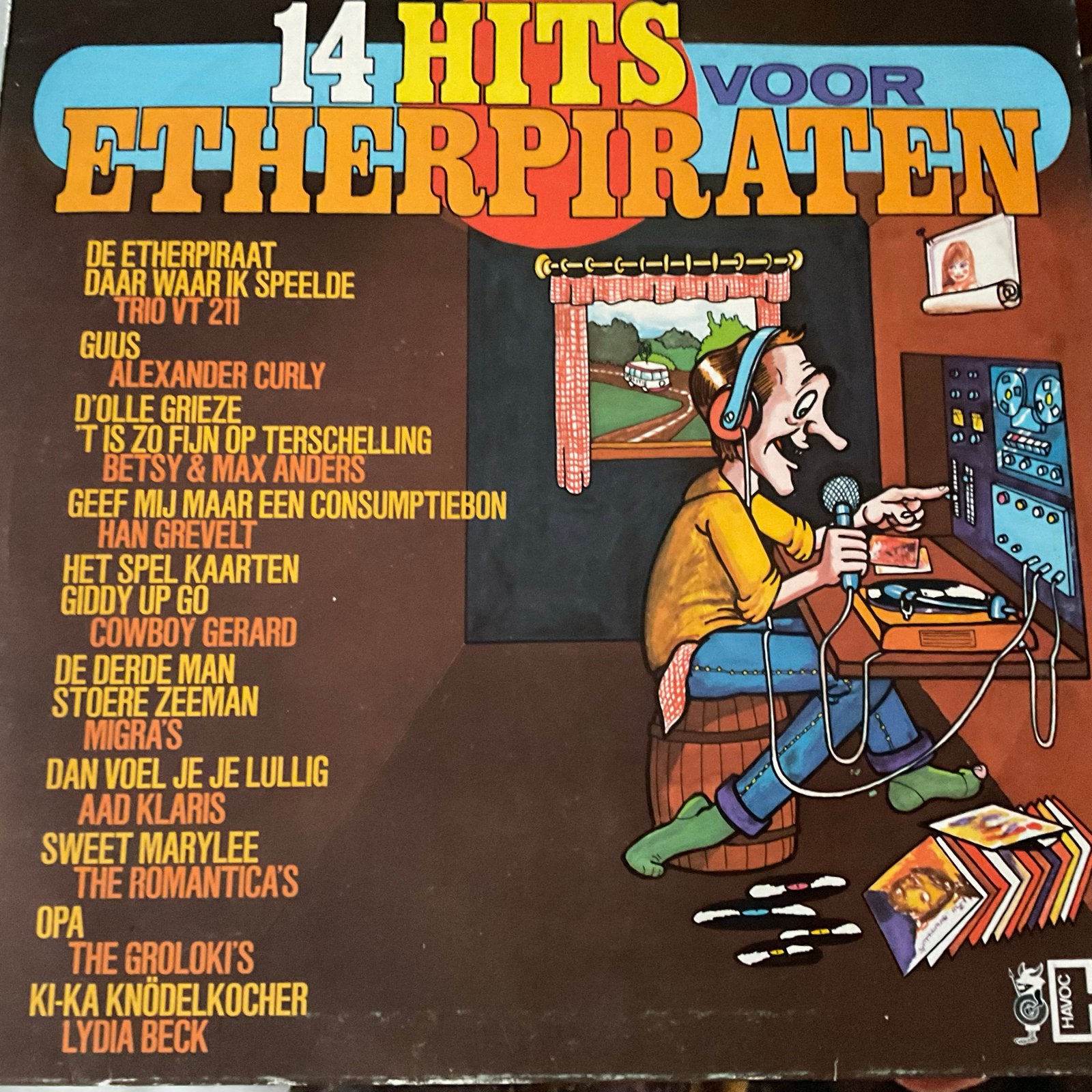 14 Hits voor Etherpiraten LP - Diverse Artiesten, Cd's en Dvd's, LP, Ophalen of Verzenden, 12 inch, Gebruikt