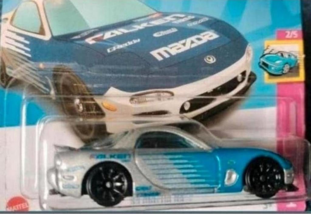 MAZDA RX7 FALKEN EDITION,oudere serie hotwheels, Ophalen of Verzenden, Nieuw, Auto, Overige merken