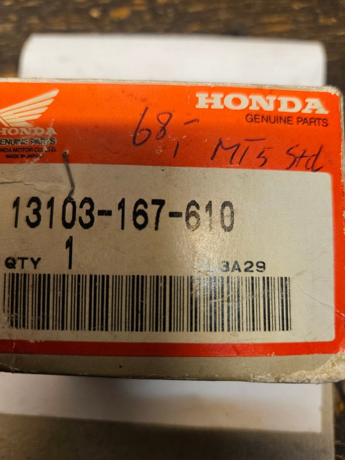 Honda mb/t/x zuiger origineel 39 mm in doos nos., Fietsen en Brommers, Ophalen of Verzenden, Nieuw, Cilinder, Overige merken