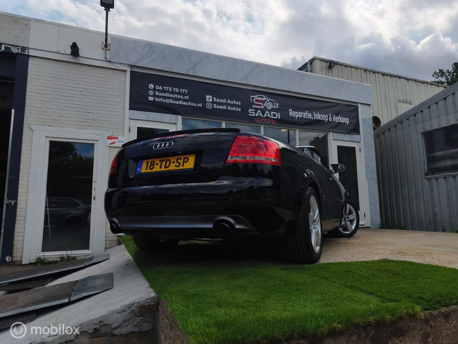Audi A4 Cabriolet 2.0 TFSI Pro Line, Gebruikt, Zwart, 4 cilinders, 4 stoelen