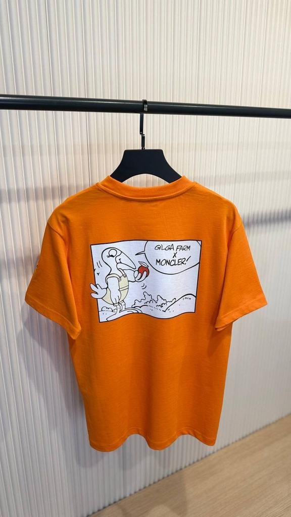 Moncler x Gliga Farm ORANJE t-shirt, Kleding | Heren, Ophalen of Verzenden, Nieuw, Zwart