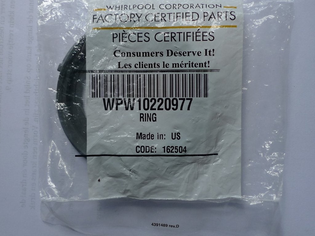 Kunststof ring voor Kitchenaid glazen kom WPW10220977, 4 liter of meer, Ophalen, Nieuw, 3 snelheden of meer