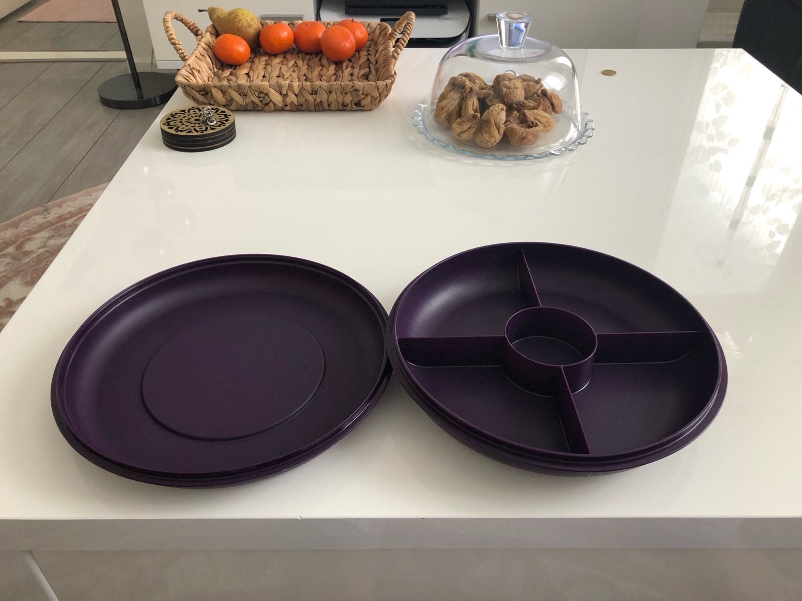 Tupperware Partyschaal Paars, Ophalen of Verzenden, Nieuw, Paars, Schaal
