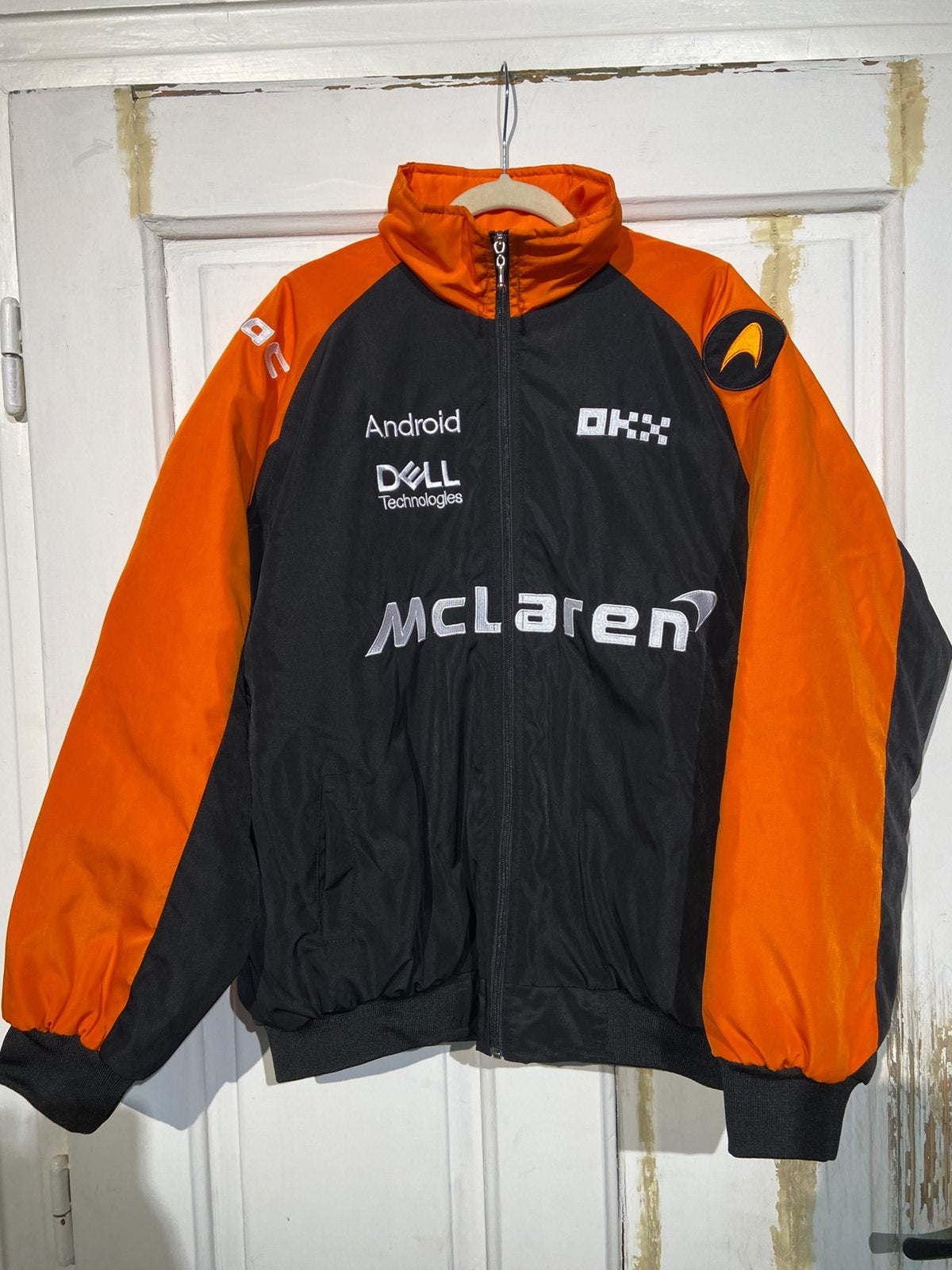 McLaren Racing-fanjas (maat XXL) Vintage oranje, Ophalen of Verzenden, Zo goed als nieuw, Overige maten, Oranje