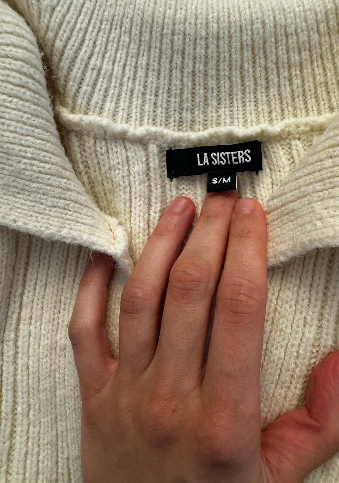 La sisters gebreiden trui beige, Kleding | Dames, Ophalen of Verzenden, Zo goed als nieuw, Beige