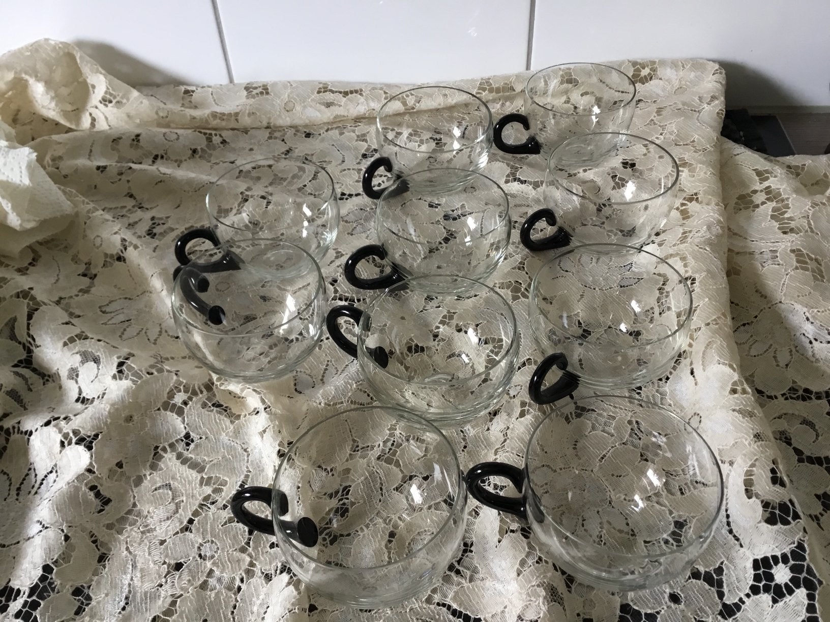 10 bowl kopjes / glas, Ophalen