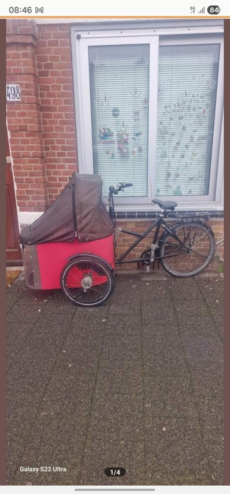 Nihola Bakfiets voor 2 kinderen - Niet elektrisch, Fietsen en Brommers, Fietsen | Bakfietsen, Ophalen of Verzenden