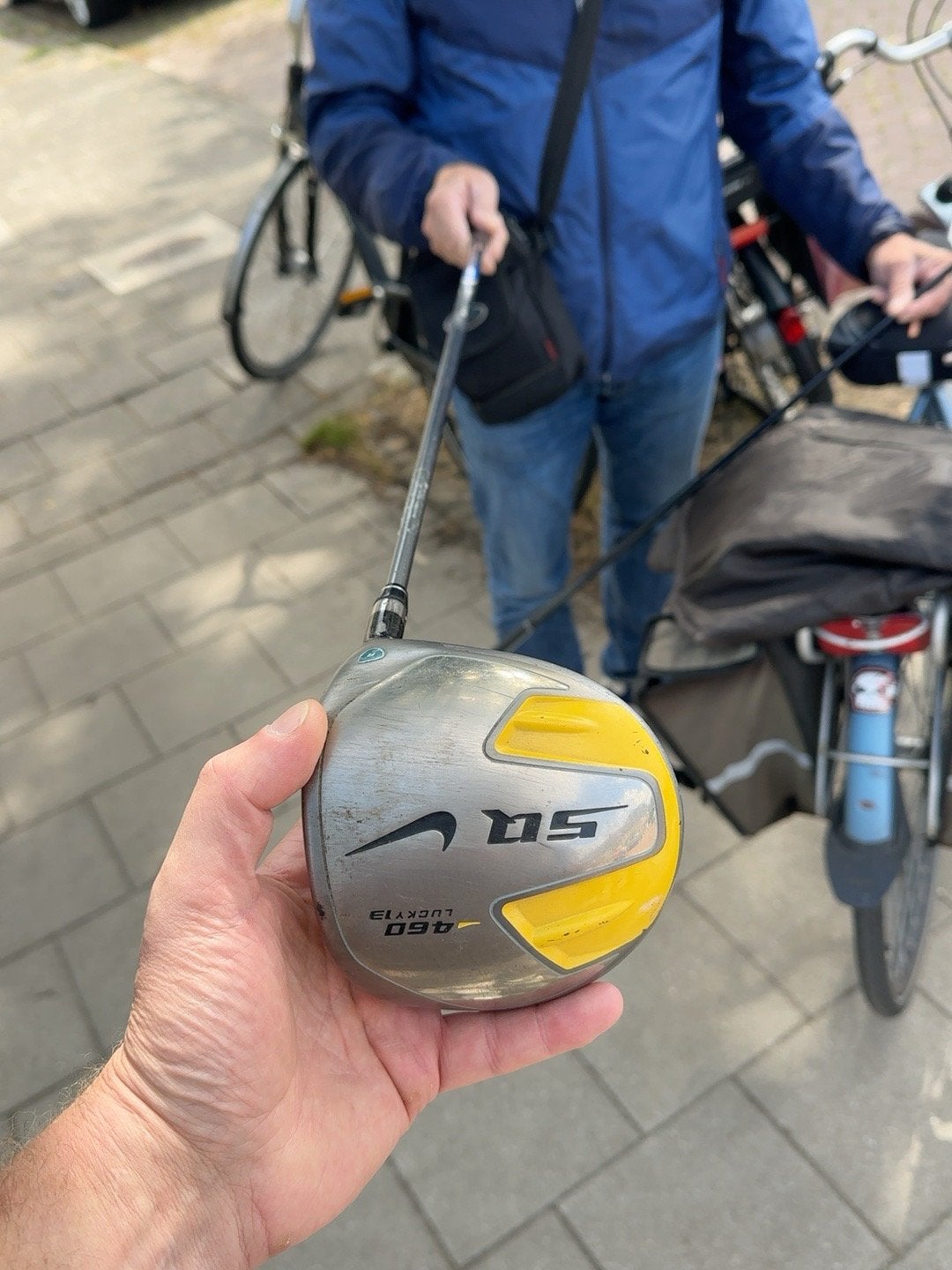 2 golfdrivers – Nike SQ Sumo² Lucky 13 & B-Square Titanium, Sport en Fitness, Golf, Ophalen, Zo goed als nieuw, Club