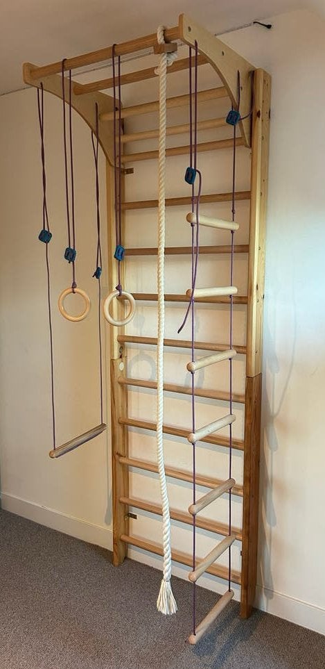 Turnrek met ringen, rekstok, touwladder, touw en klimrek, Ophalen, Gebruikt, Overige typen