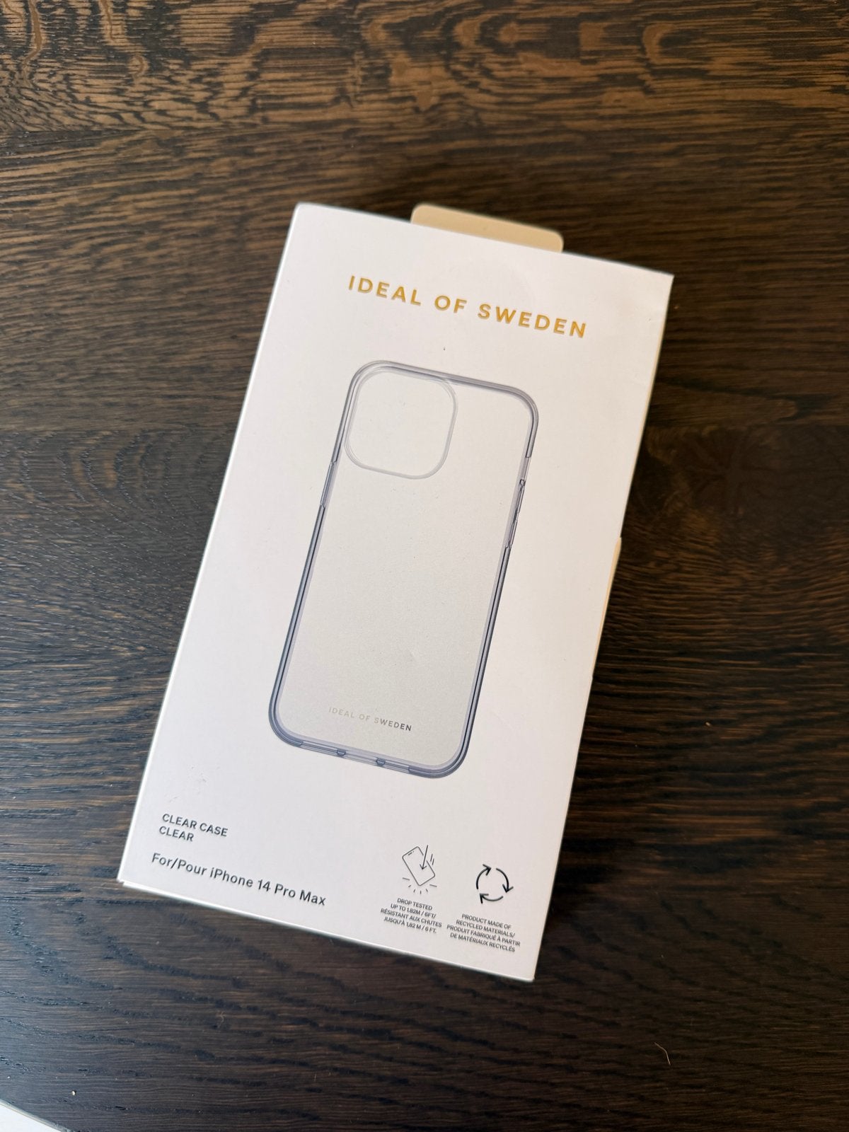 Nieuw | Ideal of Sweden iPhone 14 Pro Max hoesje transparant, IPhone 14 Pro Max, Nieuw, Kunststof, Ophalen