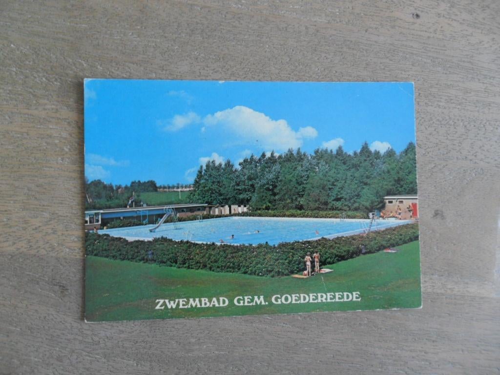 Goedereede, zwembad, Verzenden, 1980 tot heden, Ongelopen, Noord-Brabant