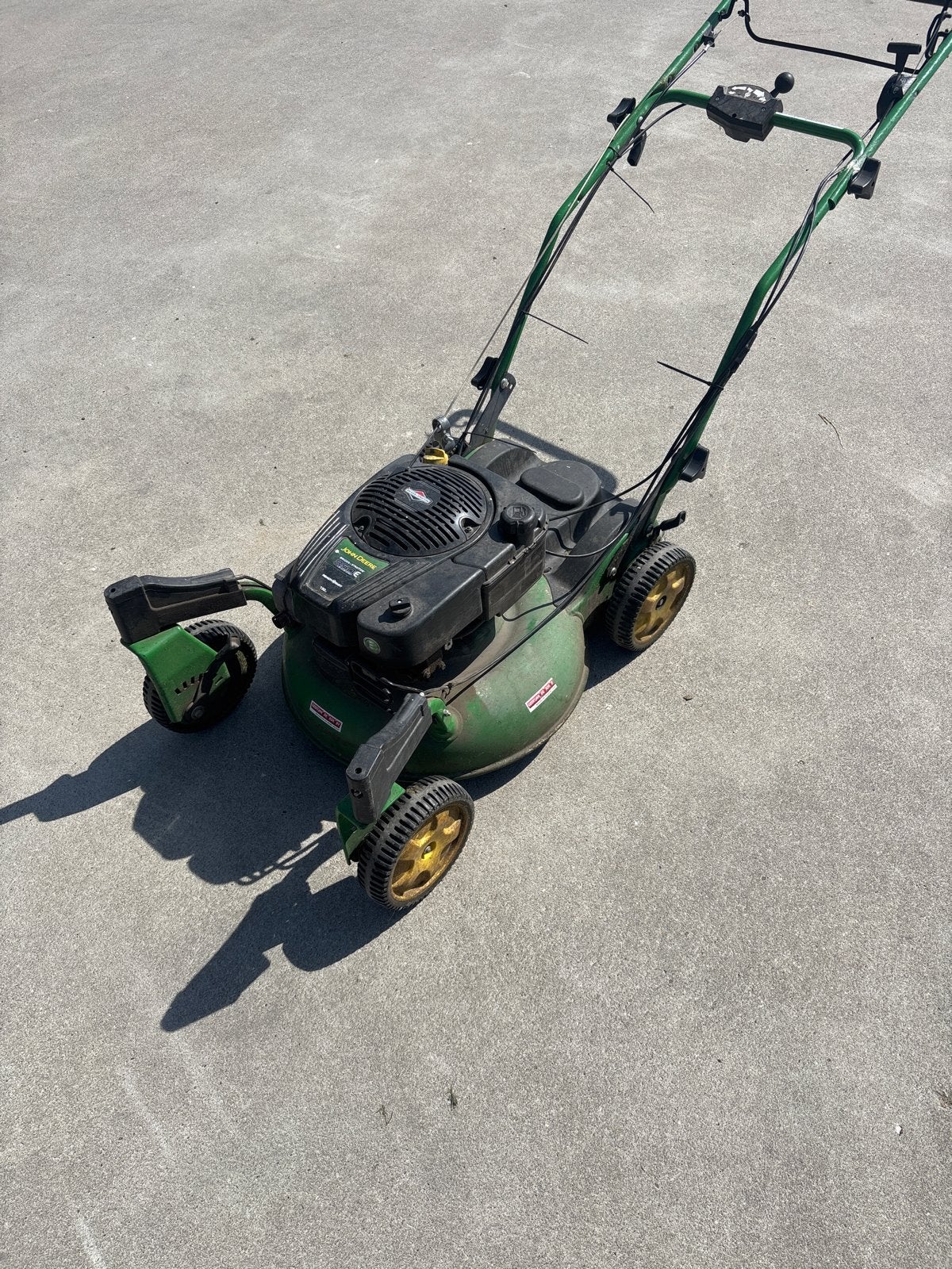 John Deere Benzine Grasmaaier - Gebruikt, Ophalen, Cirkelmaaier, Gebruikt, Opvangbak