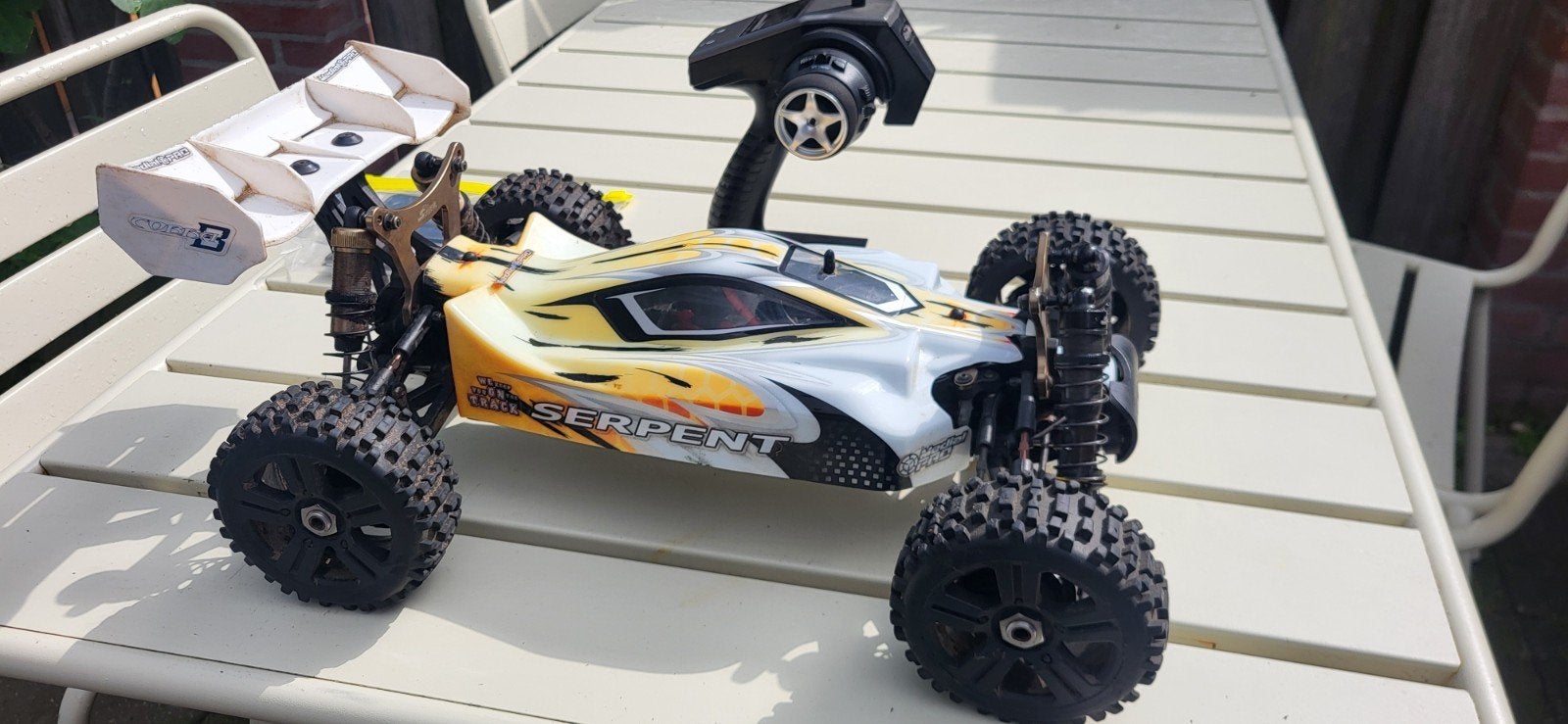 Serpent brushless 4x4 RC Buggy, Hobby en Vrije tijd, Modelbouw | Radiografisch | Auto's, Elektro, Gebruikt, Auto offroad, Ophalen of Verzenden