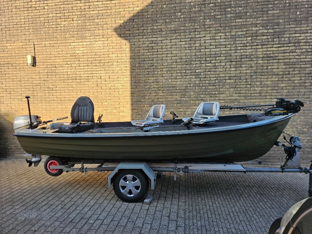 Visboot Rana Skipper 15, Dieptemeter, 4 m, Buitenboordmotor, Zo goed als nieuw