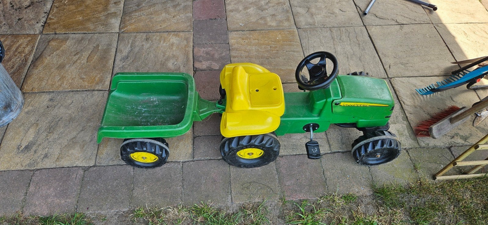 John Deere trekker te koop., Kinderen en Baby's, Speelgoed | Buiten | Voertuigen en Loopfietsen, Ophalen, Gebruikt