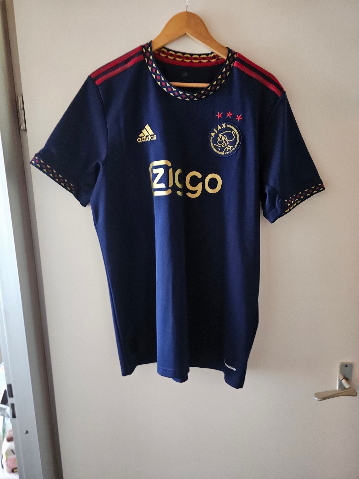 Ajax uitshirt 2022/2023 maat L origineel, Maat 52/54 (L), Blauw, Ophalen of Verzenden, Zo goed als nieuw