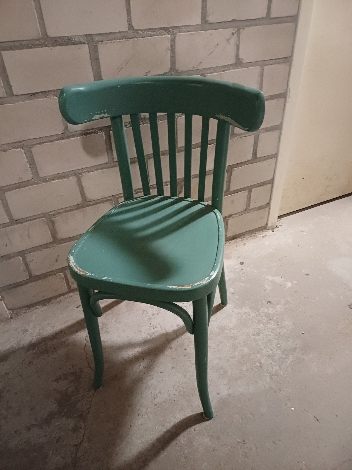 Vintage caféstoelen, Ophalen, Gebruikt, Blauw