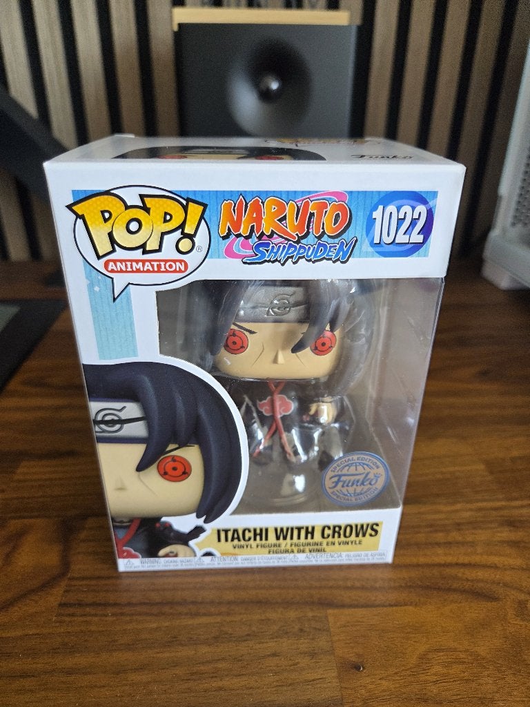 Funko Pop! Animation Naruto Shippuden Itachi Crows 1022, Ophalen of Verzenden, Zo goed als nieuw