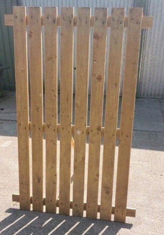 vlonder schutting  paneel, Ophalen, Minder dan 3 meter, Hout, 1 tot 2 meter