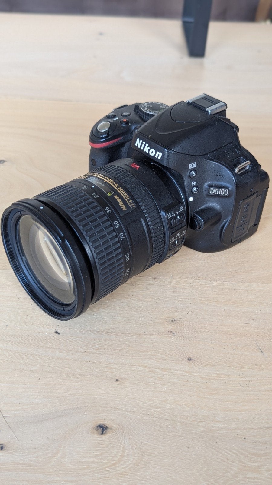 Nikon d5100 met Nikon AF-S DX NIKKOR 18-200mm lens, Audio, Tv en Foto, Fotocamera's Digitaal, Ophalen of Verzenden, Zo goed als nieuw