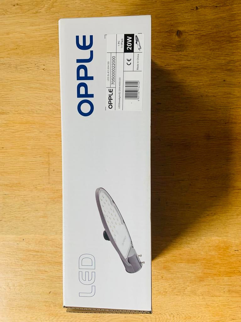 Opple LED Straatverlichting E2 20W - 4000K, Ophalen, Minder dan 50 watt, Overige typen, Netvoeding