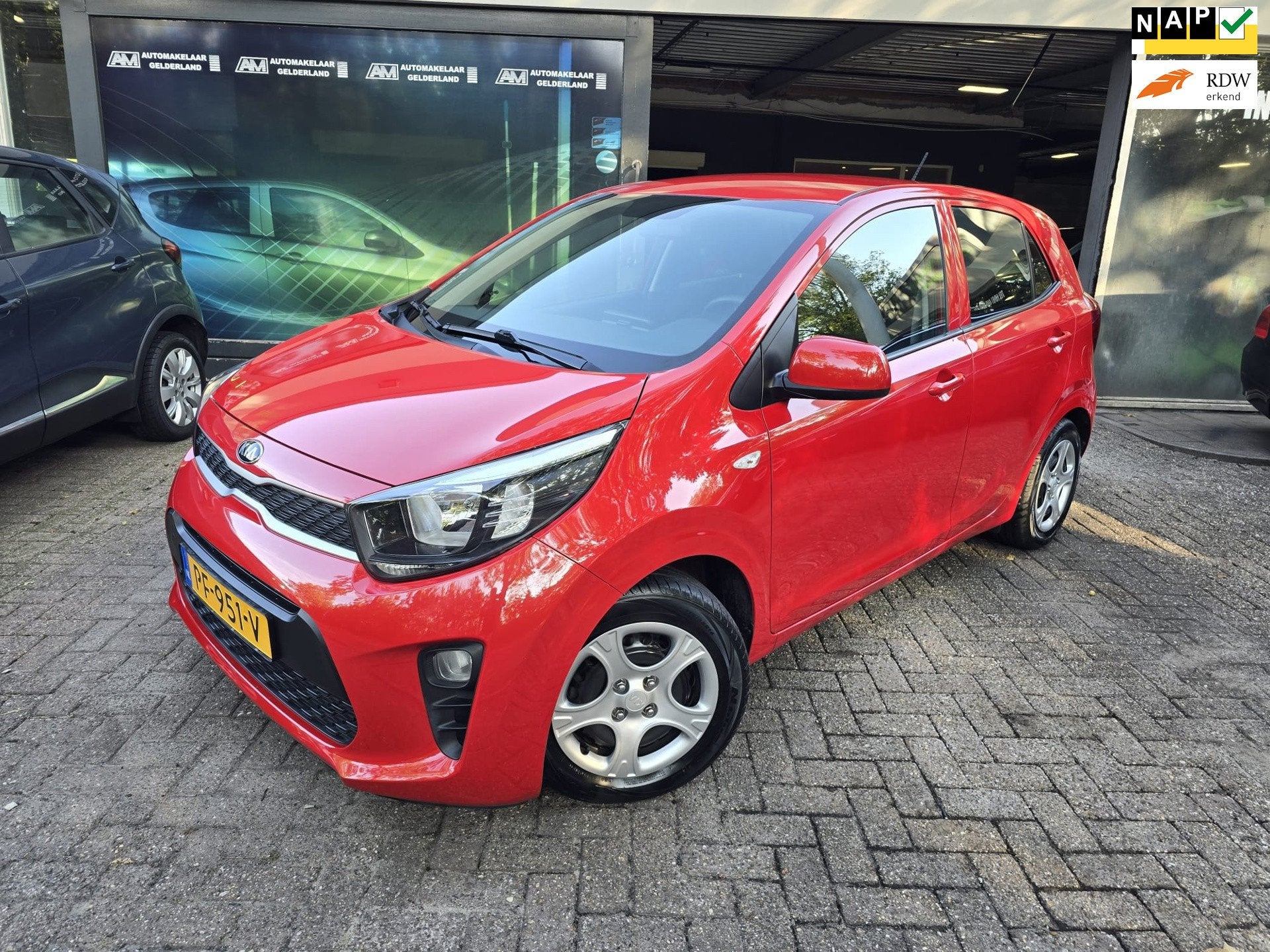 Kia Picanto 1.0 CVVT PlusLine | 1E EIGENAAR |3/6 OF 12MND GA, Voorwielaandrijving, Stof, Gebruikt, Euro 6