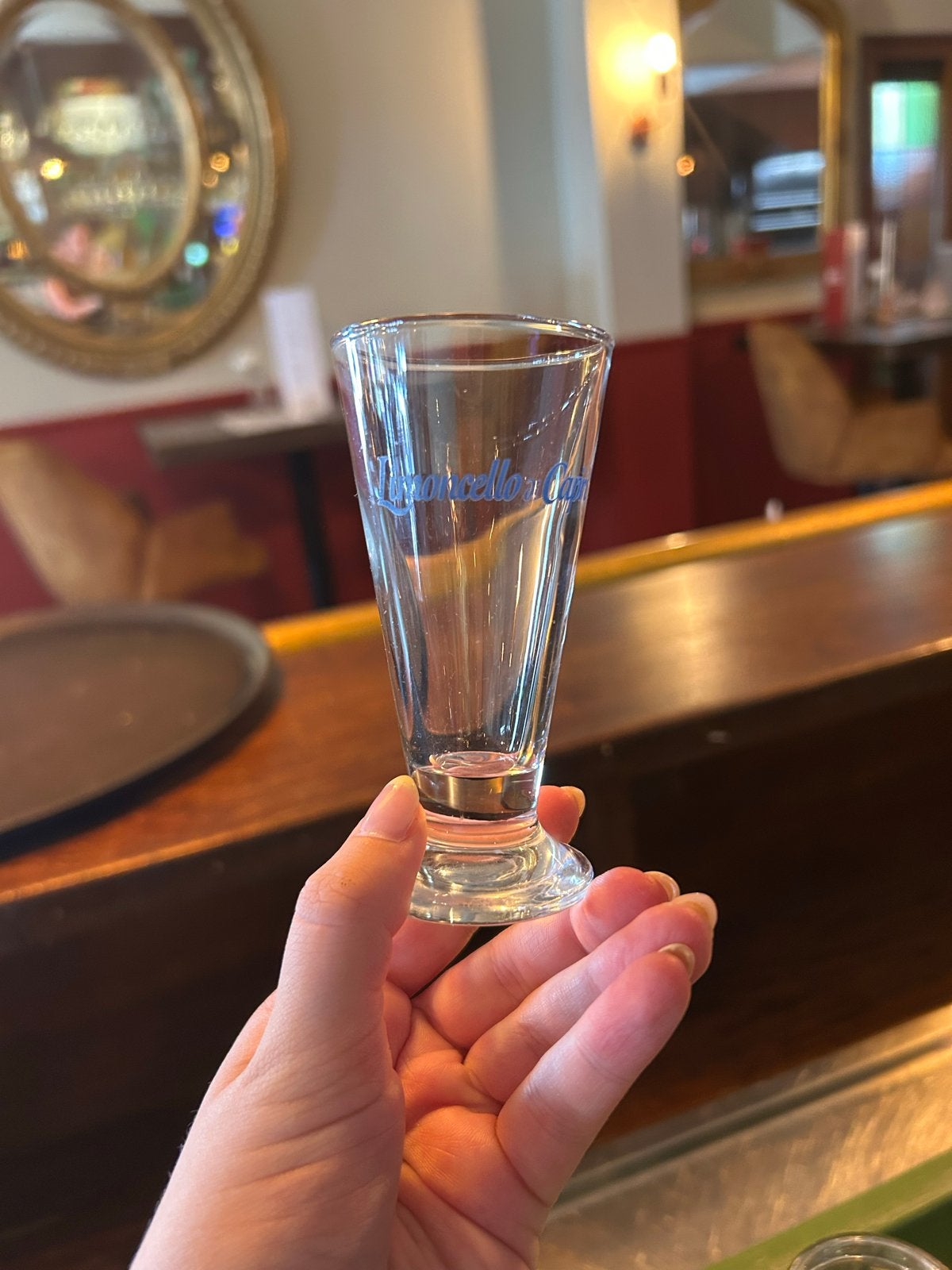 2 Limoncello glazen, Ophalen of Verzenden