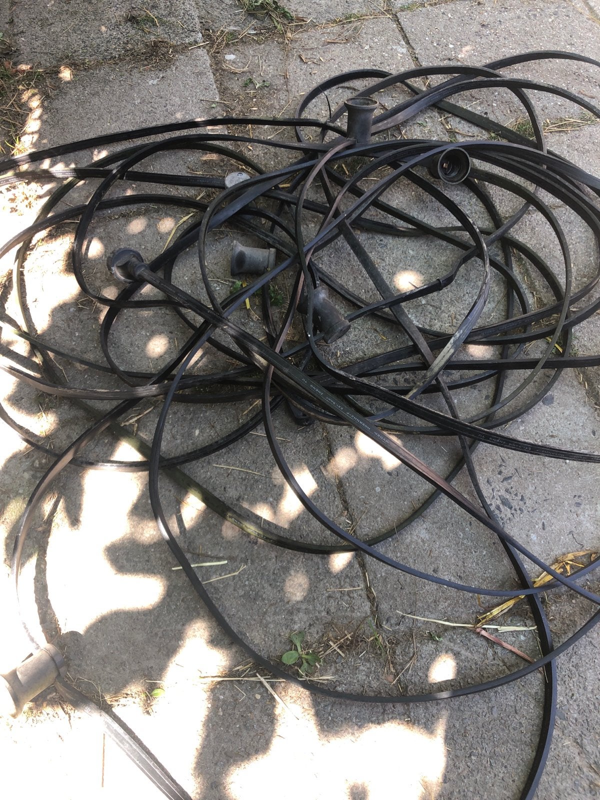 Lichtslang voor buiten met 8 lampen ca. 20 meter, Ophalen, Kunststof, Gebruikt, Minder dan 50 watt