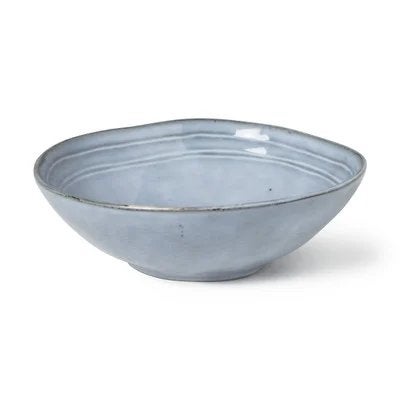 6x Diep bord Toscane - lichtblauw - ø19 cm, Ophalen, Gebruikt, Keramiek, Kom(men)