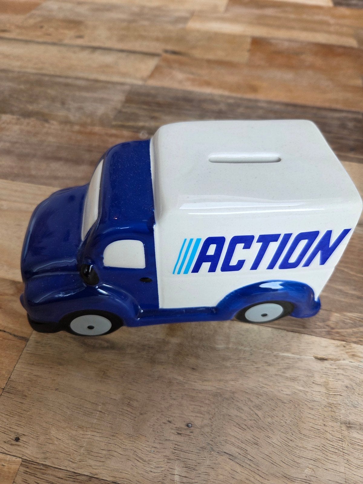 Spaarpot Action vrachtwagen, Ophalen of Verzenden, Bus of Vrachtwagen, Overige merken
