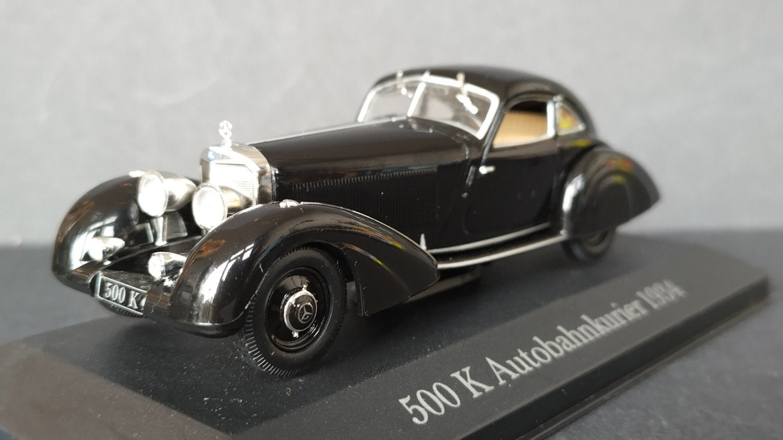 Mercedes Benz 500 k Autobahn Kurier 1934 1:43 Eaglemoss Pol, Overige merken, Auto, Verzenden, .