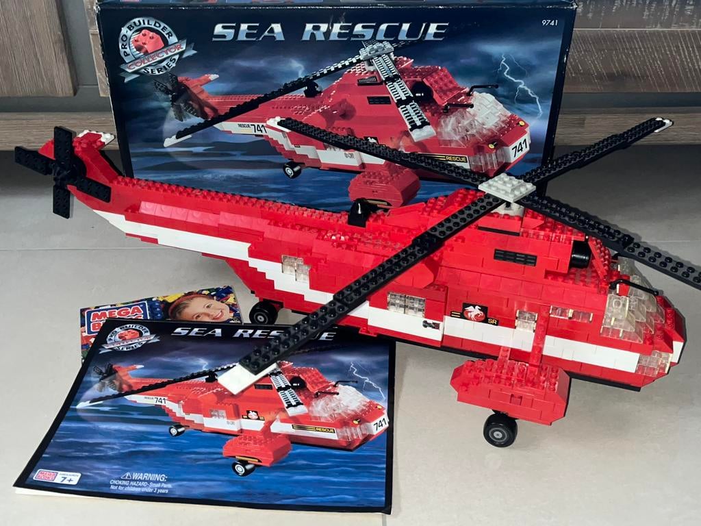 Mega Bloks Sea Rescue | Compleet OVP, Ophalen of Verzenden, Zo goed als nieuw, Megabloks