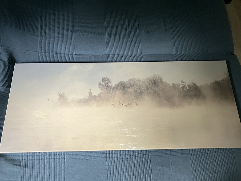 Canvas van Werk aan de Muur, Ophalen, Gebruikt, Schilderij, 100 tot 125 cm