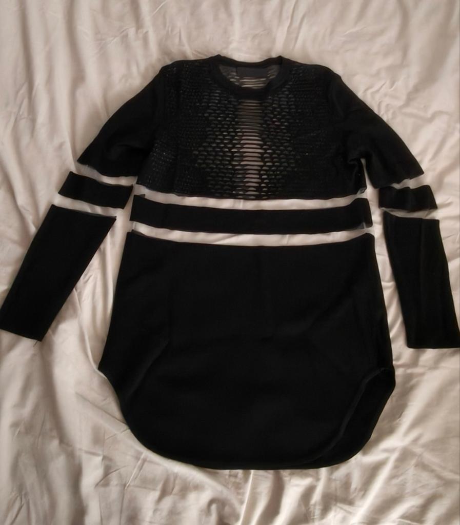 Alexander Wang x H&M trui met lange mouwen, Maat 38/40 (M), Alexander McQueen x H&M, Zwart, Ophalen of Verzenden