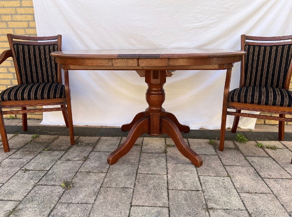 Bannink Jugendstil Kersenhouten Uitschuifbare Eettafel, Ophalen of Verzenden