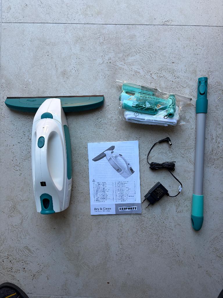 Leifheit Dry&Clean alles-in-één raamzuigerset, Ophalen, Raamwisser of Trekker