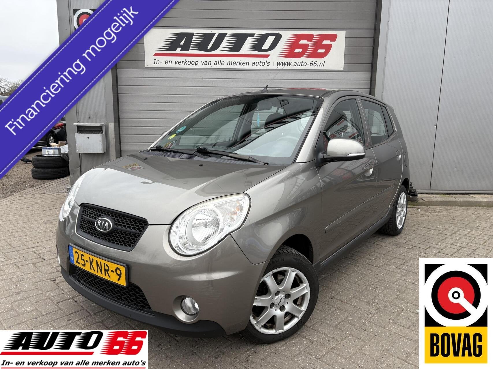 Kia Picanto 1.0 Q 5 drs AIRCO, Voorwielaandrijving, Stof, Zwart, 4 cilinders