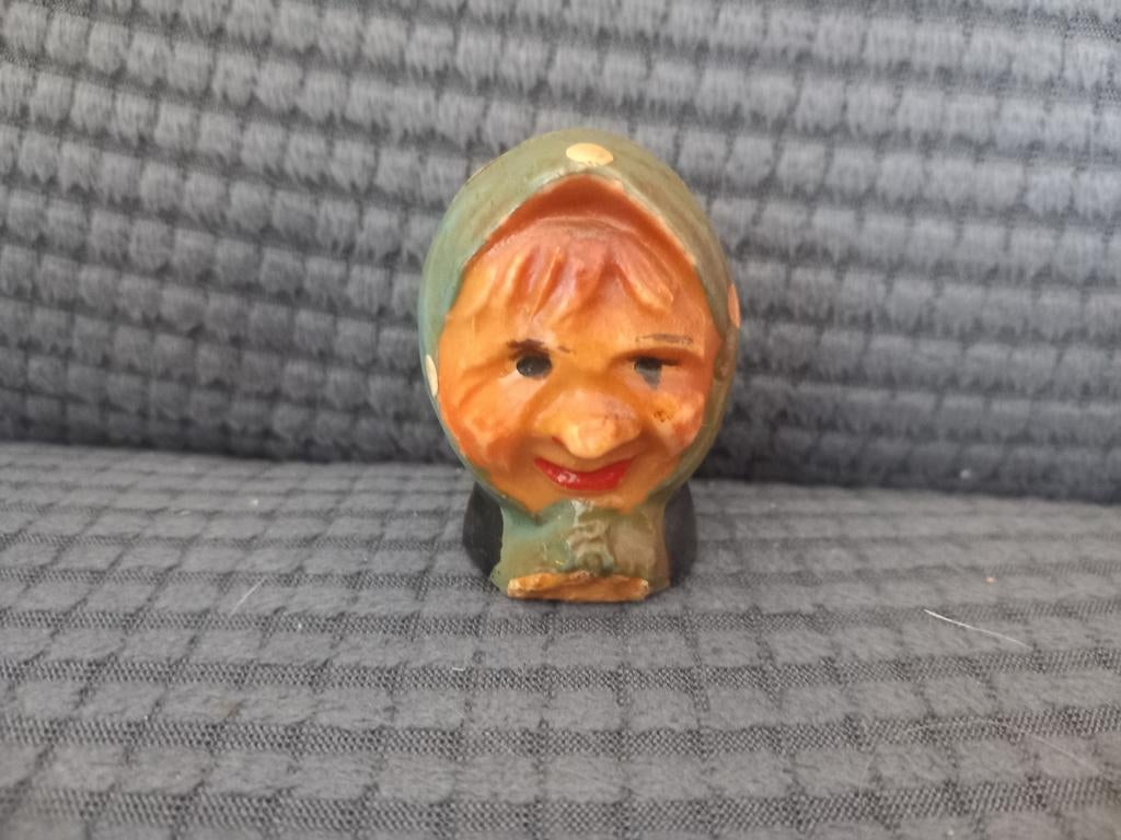 “Vintage handbeschilderd miniatuur vingerhoedje ", Antiek en Kunst, Ophalen of Verzenden
