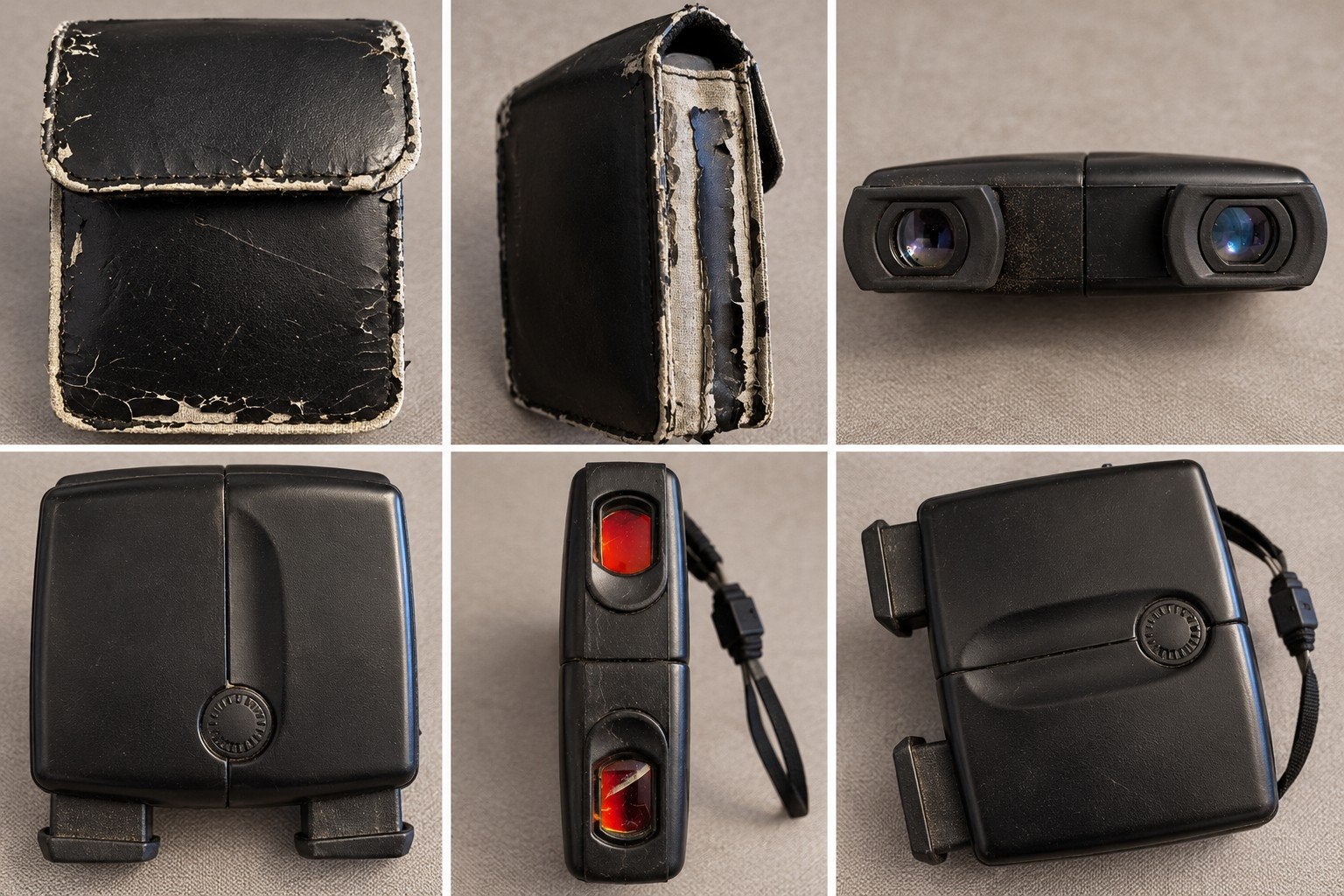 Vintage kijker met zwart etui en draagriem.

De kijker werkt, Ophalen of Verzenden, 8 tot 12x, Overige typen