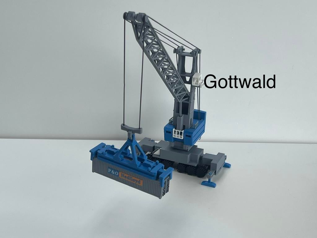Gottwald mobiele kraan 1:160, Hobby en Vrije tijd, Overige merken, Verzenden, Gelijkstroom of Wisselstroom, Overige typen