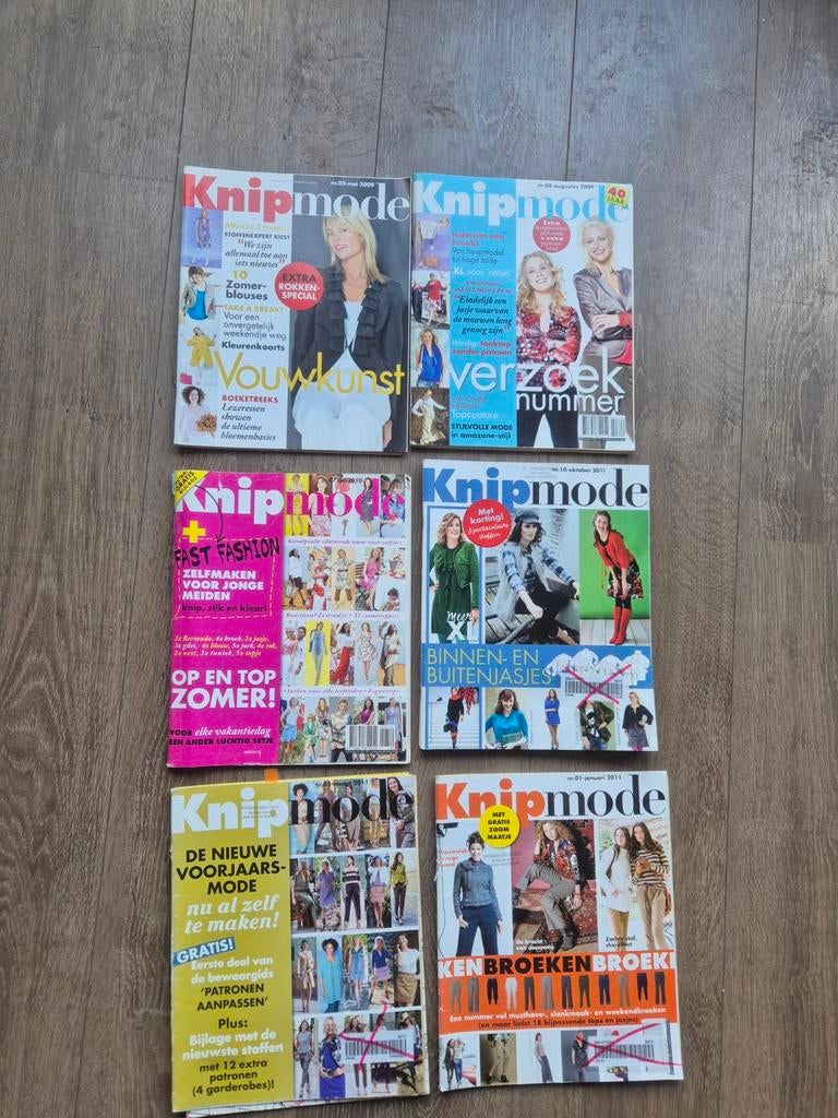 Knipmode diversen, Hobby en Vrije tijd, Kledingpatronen, Zo goed als nieuw, Vrouw, Knipmode, Ophalen of Verzenden