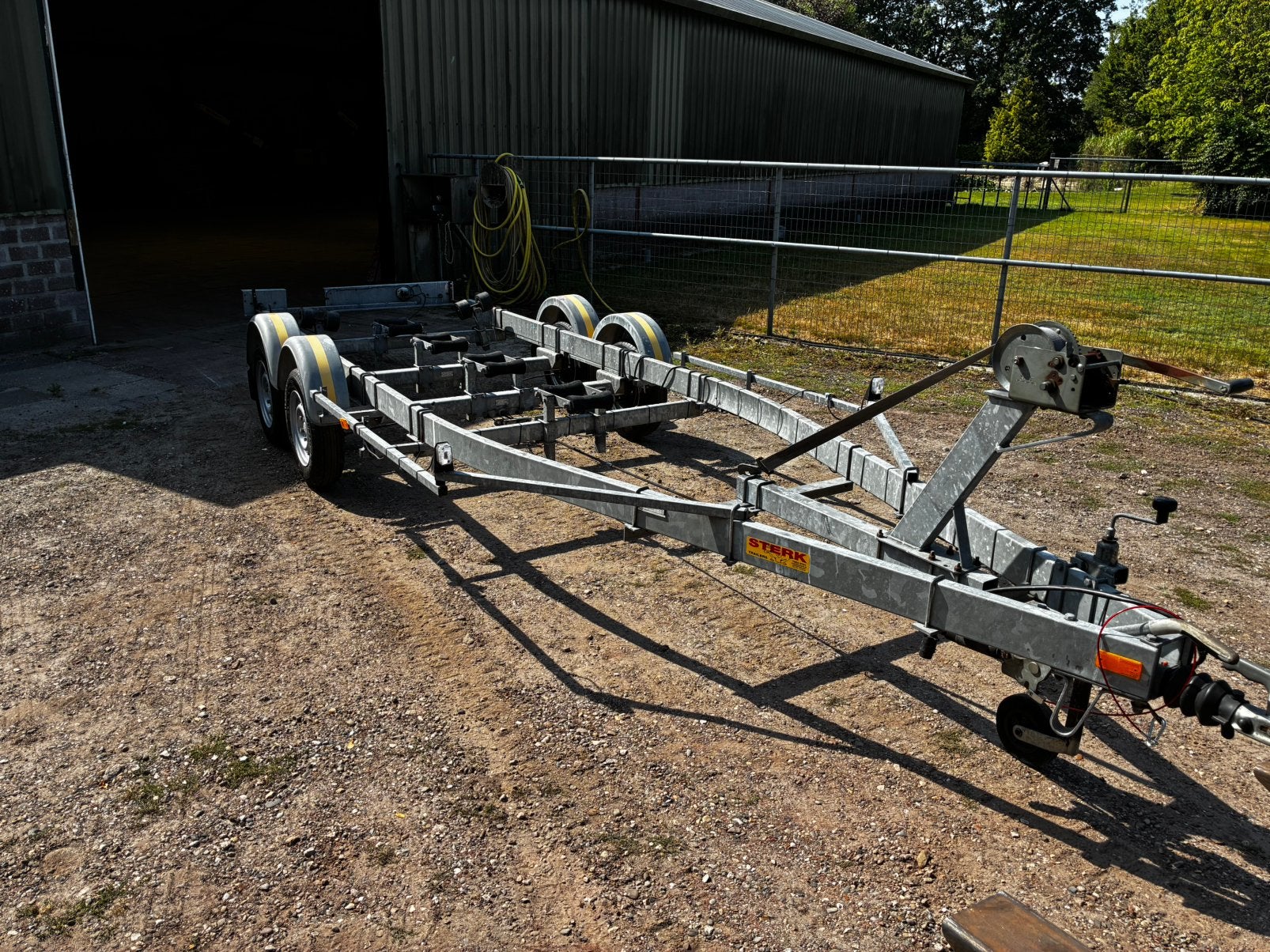 Diverse nette boottrailers, Ophalen, 1500 tot 3000 kg, Overige typen, Minder dan 6 meter