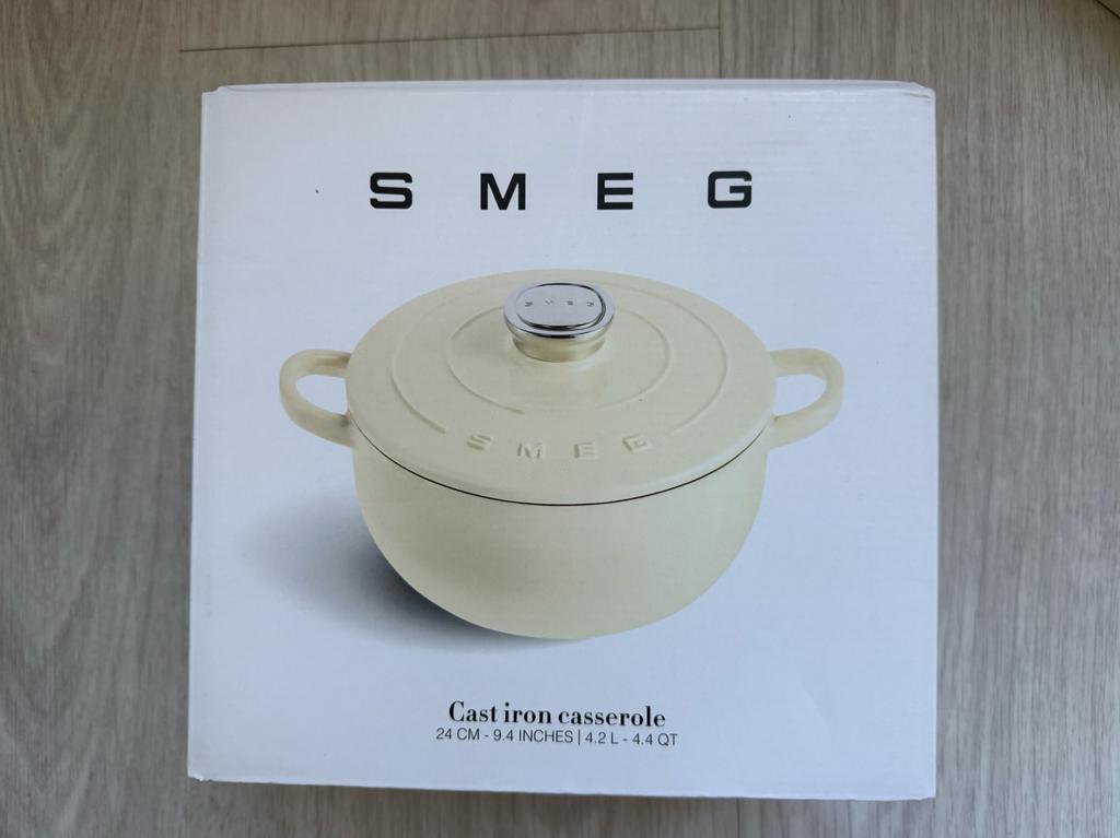 SMEG Braadpan NIEUW!, Ophalen, Nieuw, Gietijzer, Koekenpan of Braadpan