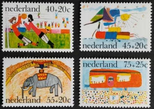 Nederland 1976 - nvph 1103-1106 - Kinderzegels, Verzenden, Na 1940, Postfris