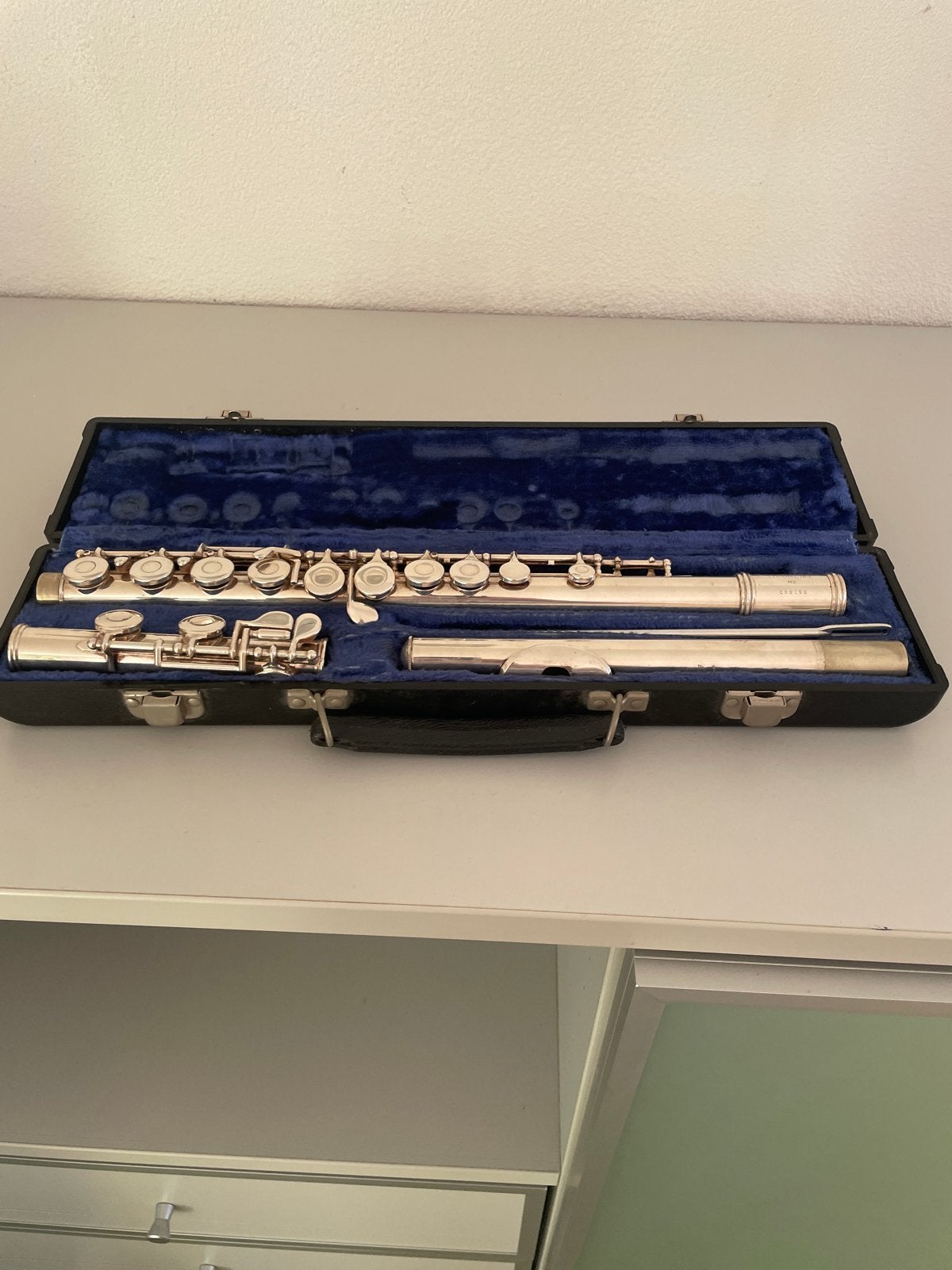 Gemeinhardt Dwarsfluit M2 met koffer, Muziek en Instrumenten, Ophalen, Gebruikt, Dwarsfluit, Met koffer of tas
