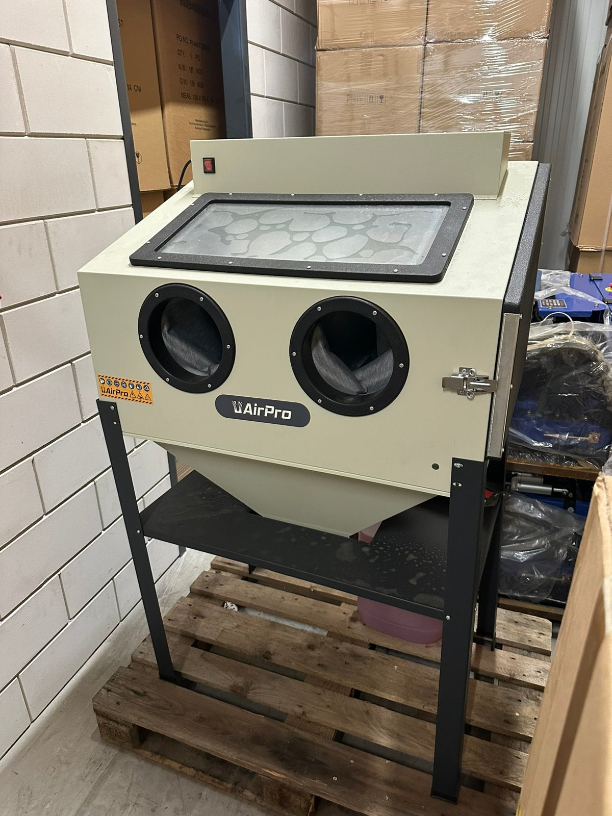 Zandstraalcabine 220L met 1 zijdeur / Nieuw, Ophalen of Verzenden, Nieuw