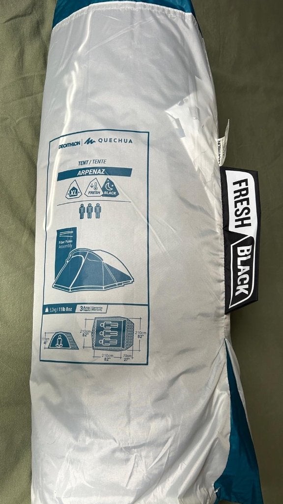 Quechua tent, Ophalen of Verzenden, Zo goed als nieuw, Tot en met 3