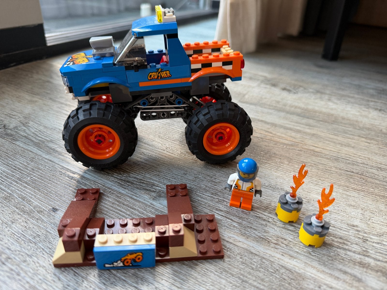 Lego City 60180 Monster Truck, Lego, Ophalen of Verzenden, Compleet, Complete set