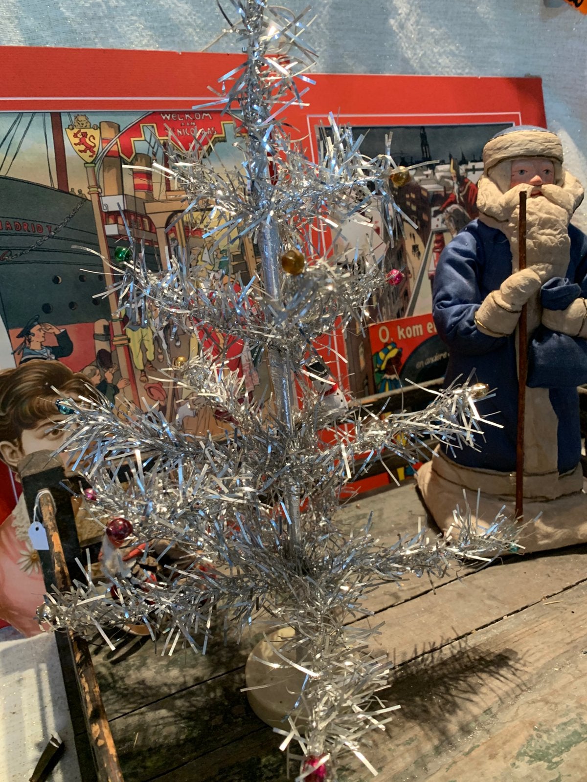 Kerst tinsel vintage Boompje, Diversen, T, Ophalen of Verzenden, Zo goed als nieuw, N