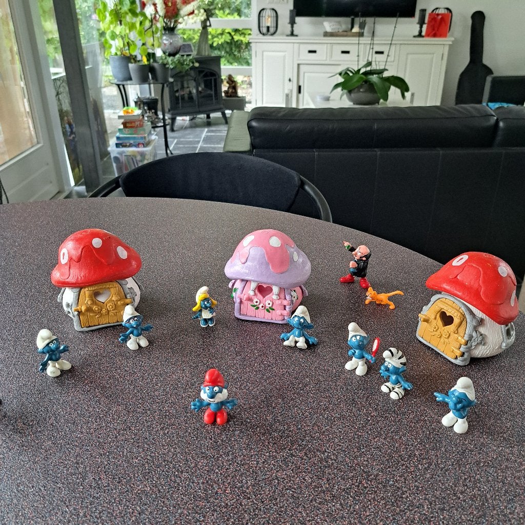 Smurfendorp, Verzamelen, Smurfen, Ophalen of Verzenden, Gebruikt, Verschillende Smurfen, Poppetje, Figuurtje of Knuffel